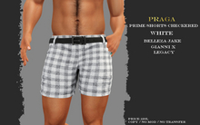 Praga Prime Shorts Checkered - White