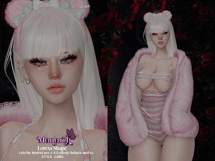 * MONARCH * Loreta Shape Lelutka Madrid EvoX 4.0