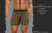 Praga Prime Shorts Checkered - Wheat