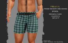Praga Prime Shorts Checkered - Pool
