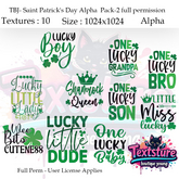 TBJ- Saint Patrick's Day Alpha Pack-2 full permission