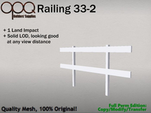1 LI Full Perm Plank Fence or Railing - OPQ Railing 33-2