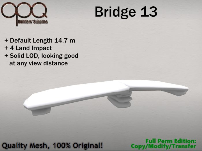 Full Perm 4 LI Primitive Stone Bridge - OPQ Bridge 13