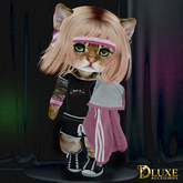 *DLUXE* DINKIE'S KAYLIE HOODIE JACKET OVER SHOULDER* pink