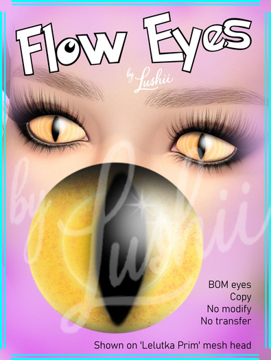 .:Lushii:. Flow Eyes Yellow 