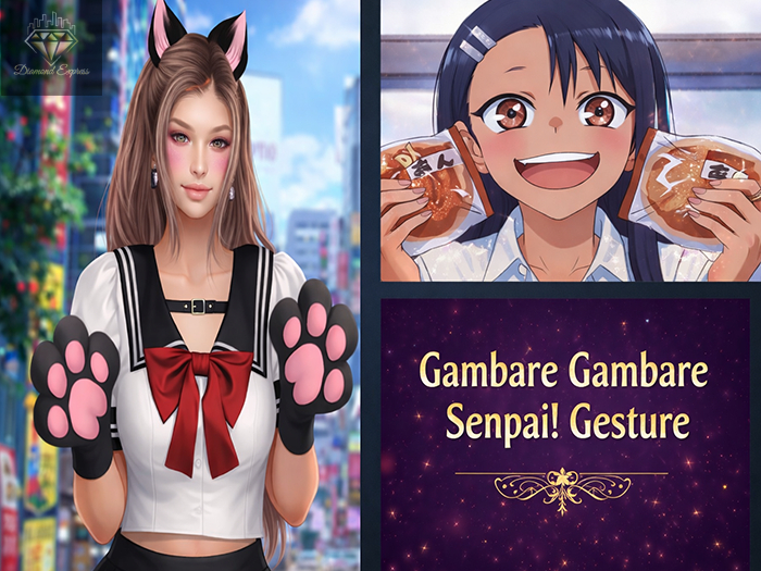 {DE} Gambare Gambare Senpai! Gesture