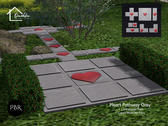 OMAHKU - Heart Pathway Grey