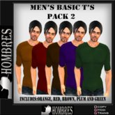 ::HOMBRES:: Basic T's Pack 2