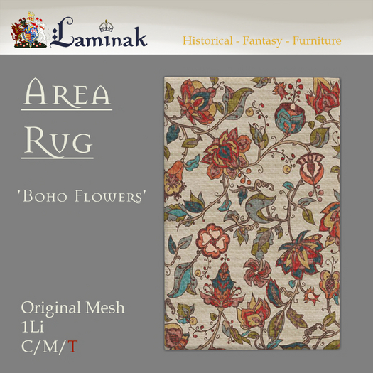 Laminak - Boho Flowers Rug