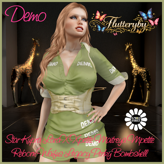 DEMO GoodVibes Flutterby Dress V2