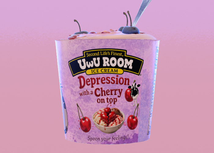 Depression With Cherry on Top Ice Cream