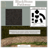Baesic. Stone Pathway Black