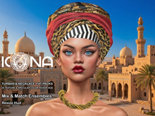 İCONA / TURBAN & BEAD NECKLACE FAT PACKS