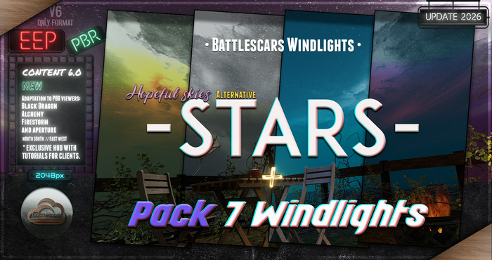 - BATTLESCARS WINDLIGHTS - STARS - HOPEFUL SKIES ALTERNATIVE 6.0 (EEP / PBR)