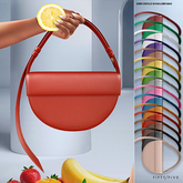 FIFTY/FIVE. "Ripe" SemiCircle Shoulder Bag - Fatpack