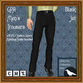 GPA Men's Trousers BOM - Black Jet