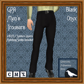 GPA Men's Trousers BOM - Black Onyx