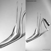 FIFTY/FIVE. "Ripe" Double Slingback Pumps - DEMO