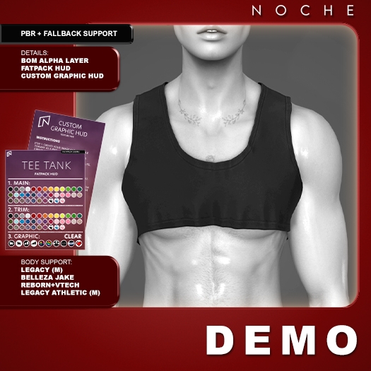Noche. Tee Tank DEMO