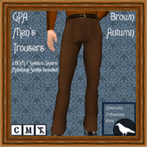 GPA Men's Trousers BOM - Brown Autumn