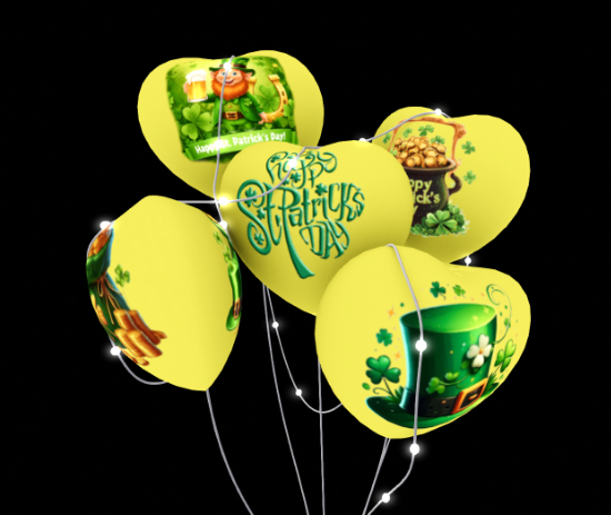 St Patricksday Balloons 