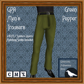 GPA Men's Trousers BOM - Green Pepper v.3