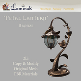 Laminak - Petal Lantern - Bronze