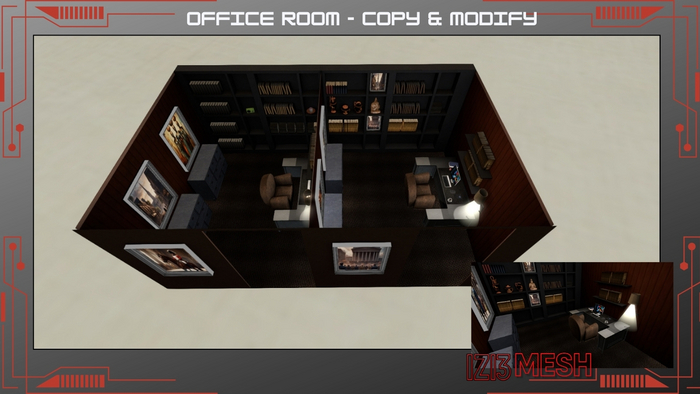 Office Room - Copy & Modify Mesh