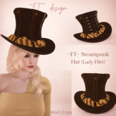 ~FT~ Steampunk Hat (Lady Flirt )
