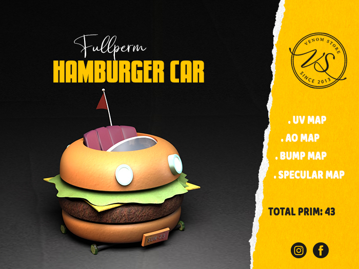 Hamburger Car | Fullperm
