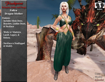 Fallyn Dragon Mother - Jade/Yellow
