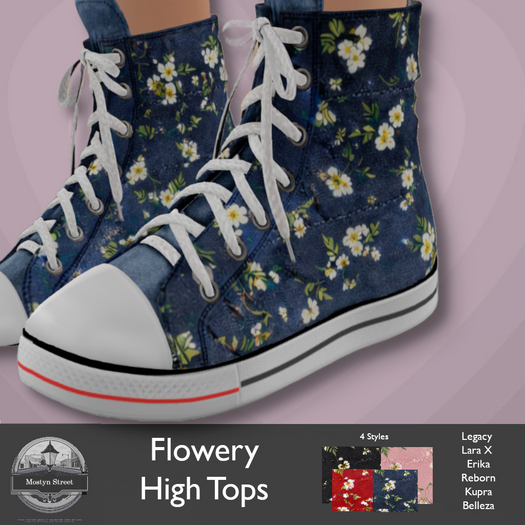 Mostyn St - Flowery High Tops