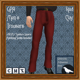 GPA Men's Trousers BOM - Red Clay