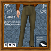 GPA Men's Trousers BOM - Tan Khaki