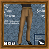 GPA Men's Trousers BOM - Tan Saddle v.3
