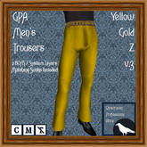 GPA Men's Trousers BOM - Yellow Gold Z v.3