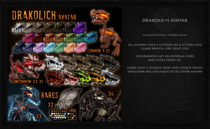 ::Static:: Drakolich Avatar {Commons 8 - 14}