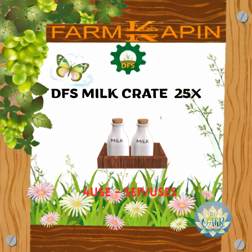 DFS MILK CRATE  (25x)