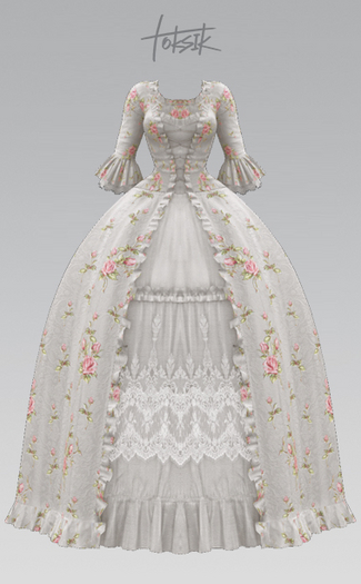 toksik - Opulent Dress (Ivory)