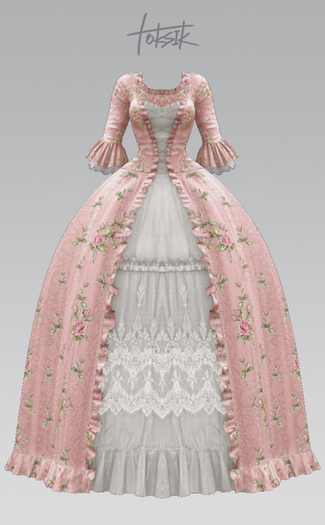 toksik - Opulent Dress (Pink)
