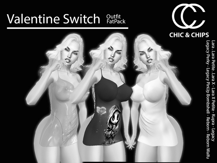 *C&C* Valentine Switch - Outfit FatPack [DEMO]