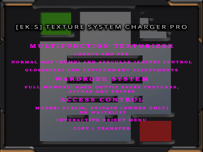 [Ek.S] Texture System Charger PRO