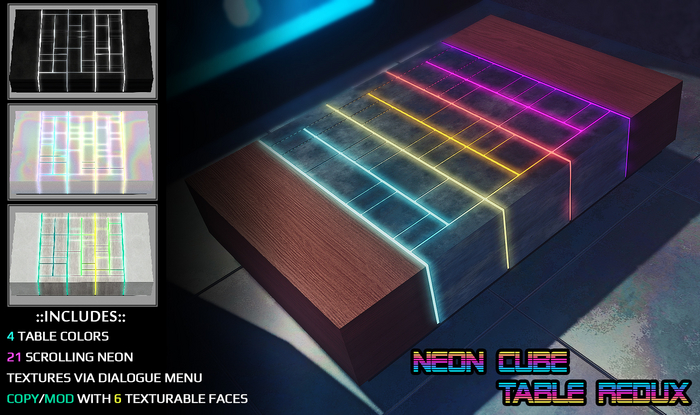 [RoS] Neon Cube Table Redux
