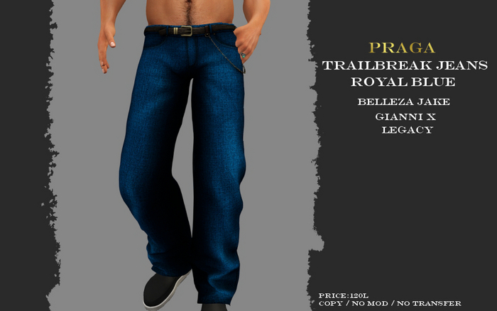 Praga Trailbreak Jeans - Royal Blue