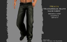 Praga Trailbreak Jeans - Sage Grey