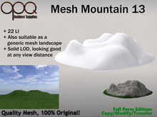 22 LI Full Perm Big Walkable Mountain - OPQ Mesh Mountain 13