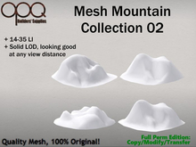 4 Full Perm Big Walkable Mountains - OPQ Mesh Mountain Collection 02