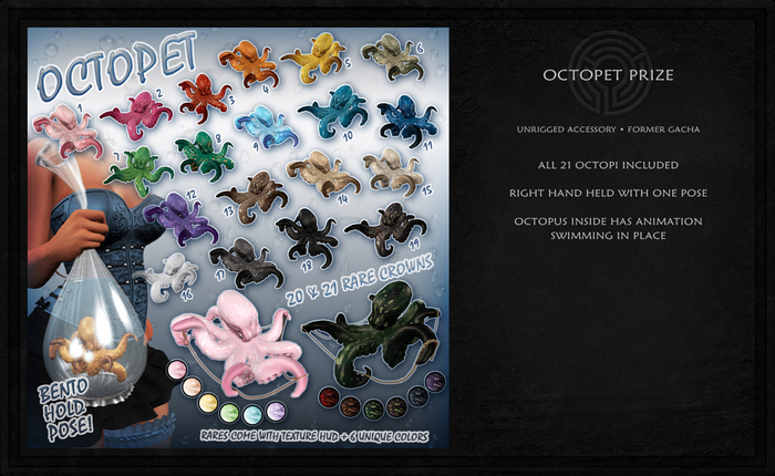 ::Static:: Octopet Prize MEGAPACK