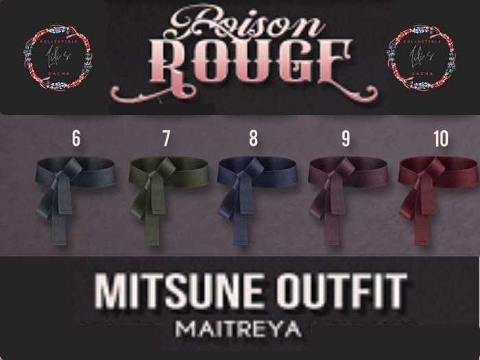 POISON ROUGE - Mitsune Obijime - FATPACK - MAITREYA -