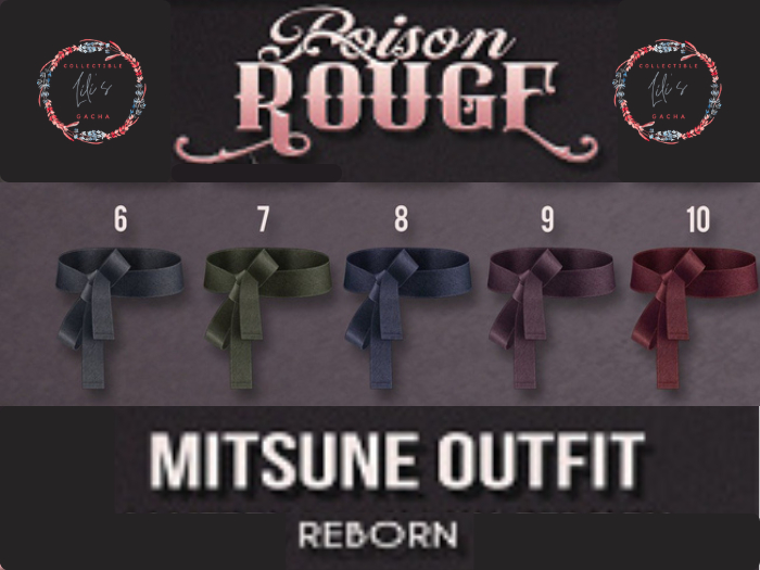 POISON ROUGE - Mitsune Obijime - FATPACK - REBORN  -